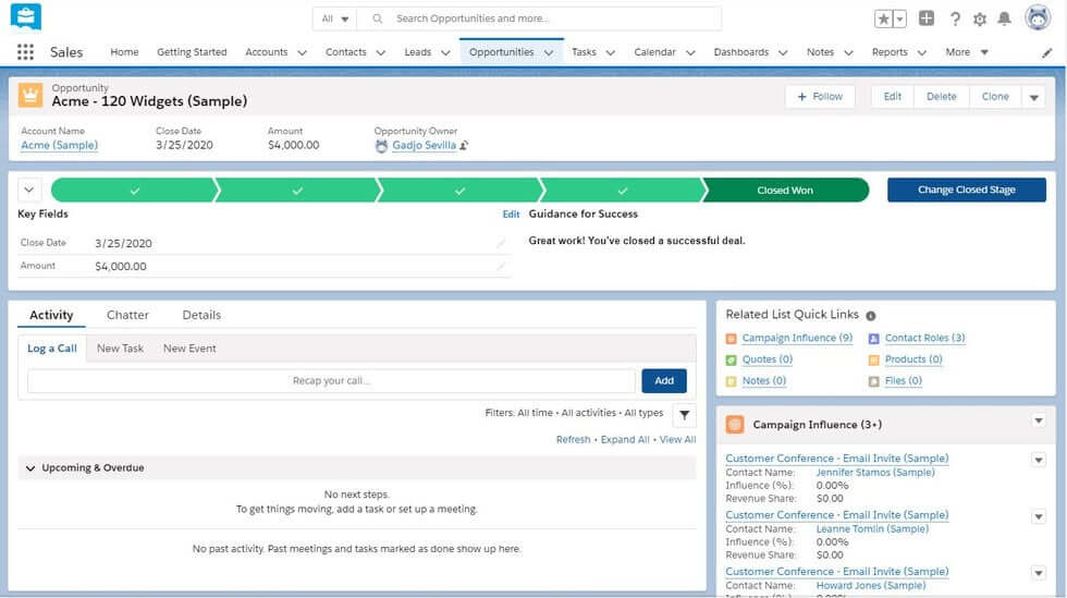 Salesforce Sales Cloud