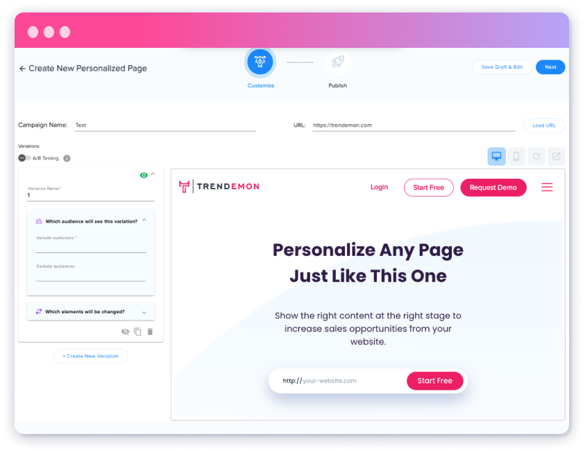 Audience-Based Content Elements